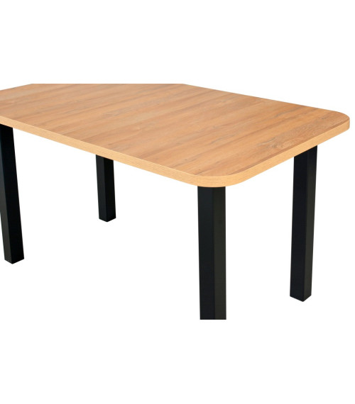 Stół Wenus 2 Czarny / blat Grandson