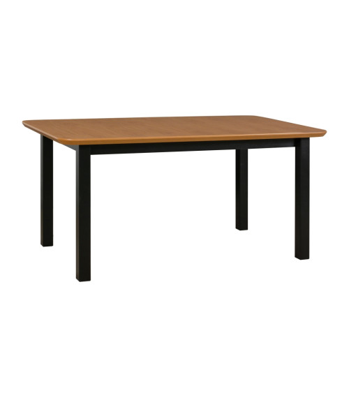 Stół Wenus 2S Czarny / blat Dąb naturalny