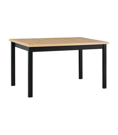 Stół Alba 2 Czarny / blat Artisan