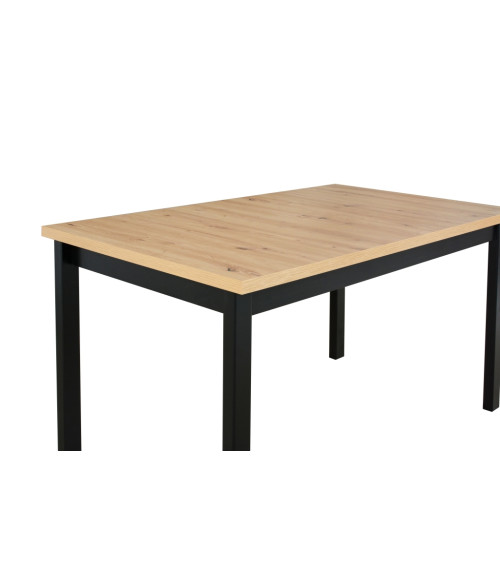 Stół Alba 2 Czarny / blat Artisan