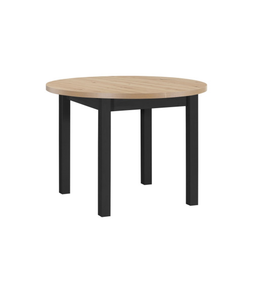 Stół Poli 4 Czarny / blat Artisan