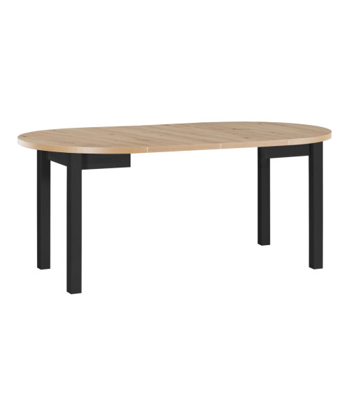 Stół Poli 4 Czarny / blat Artisan