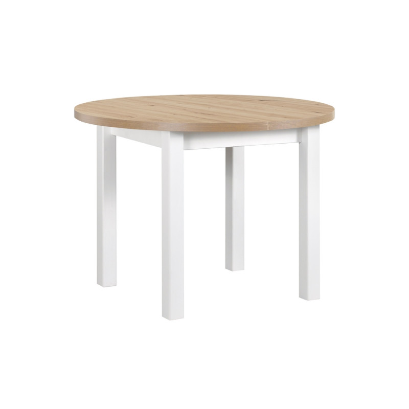 Stół Poli 4 Biały / blat Artisan