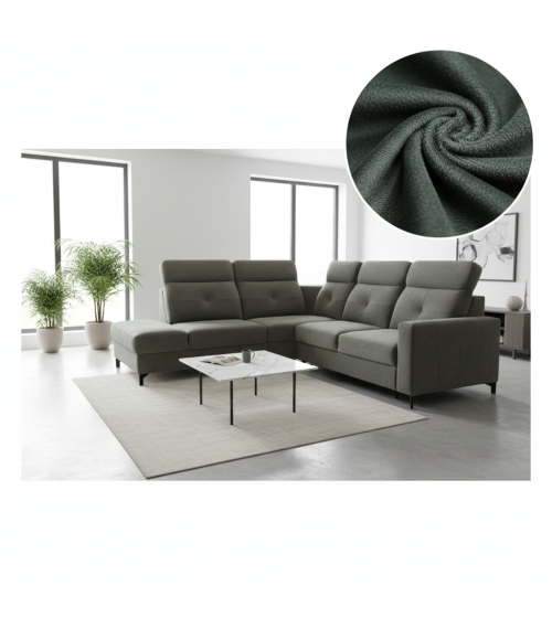 Narożnik z pojemnikiem i funkcją spania Sułtan 2,5S tk. VOCAL 26