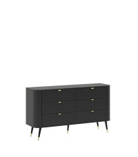Komoda Blinx 6S - czarna