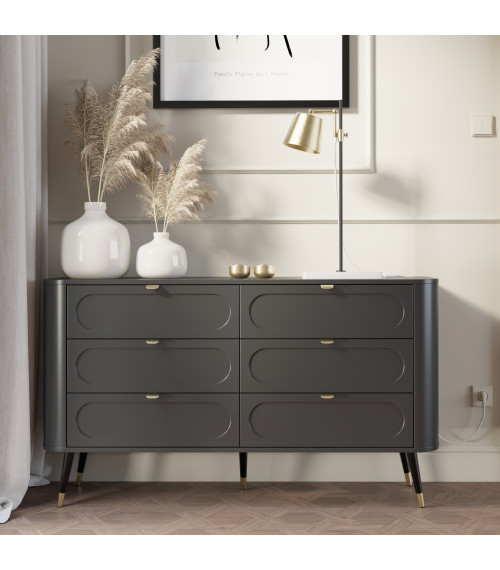 Komoda Blinx 6S - czarna