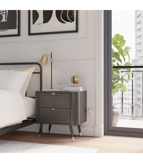 Szafka nocna Blinx 2S - czarna