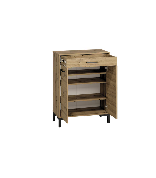 Nevio 03 Dąb artisan - szafka na buty