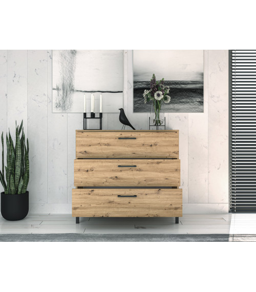 Nevio 09 Dąb artisan - komoda