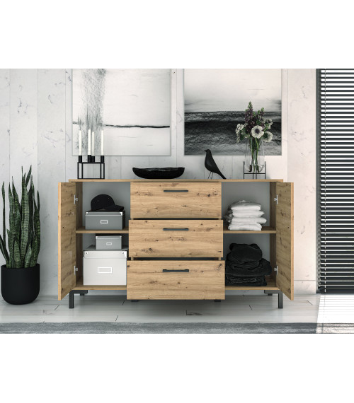 Nevio 12 Dąb artisan - komoda