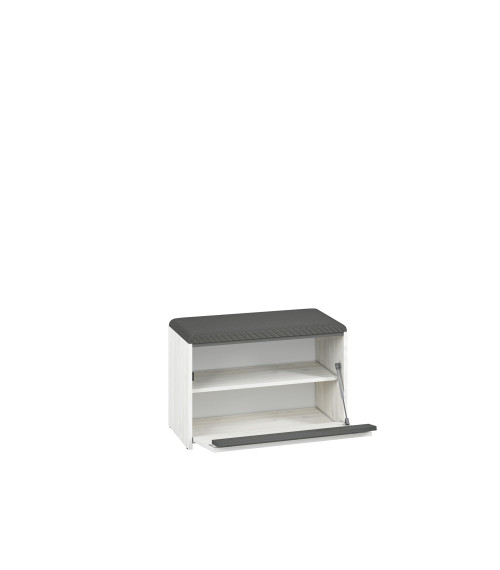 Hyga 02 sosna śnieżna/antracyt-szafka