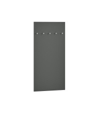 Wieszak tapicerowany Hyga 10 antracyt