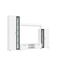 Meblościanka do salonu Bentley nowoczesna biały