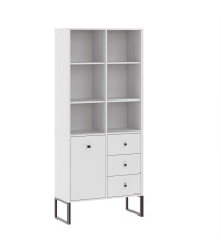 Regał 1D3S Linea - biały