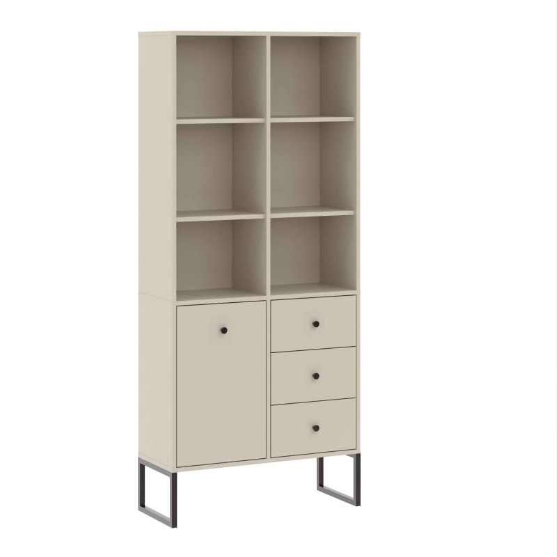 Regał 1D3S Linea - kaszmir