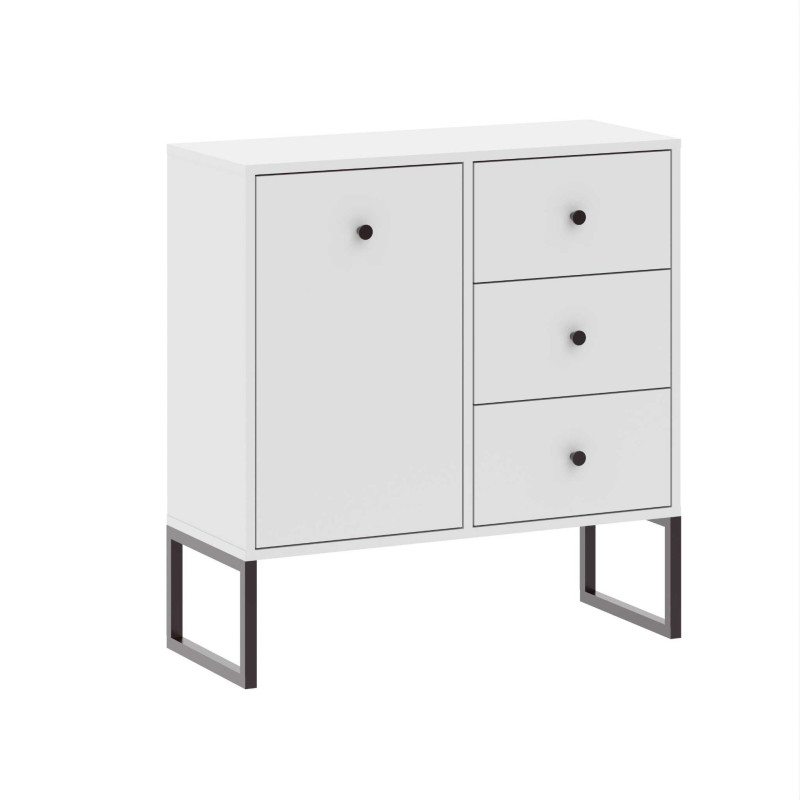Komoda 1D3S Linea - biały