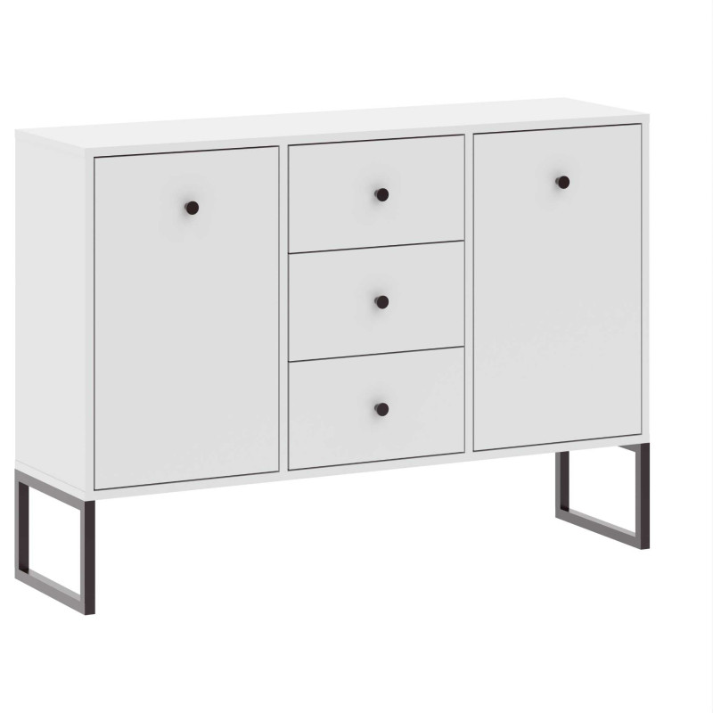 Komoda 2D3S Linea - biały