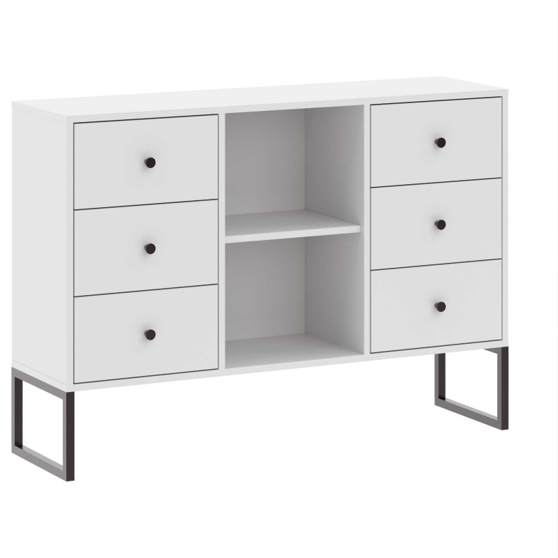 Komoda 6S Linea - biały