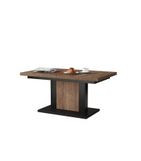 Ławostół rozkładany Orion - dąb brązowy / czarny