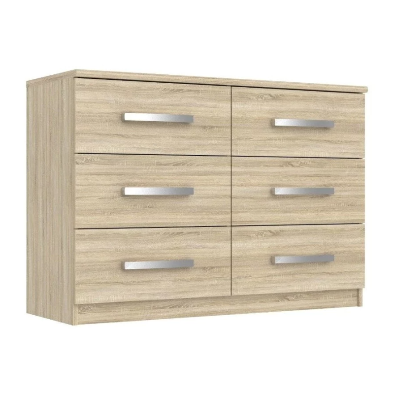Komoda 6S Riviera - dąb sonoma