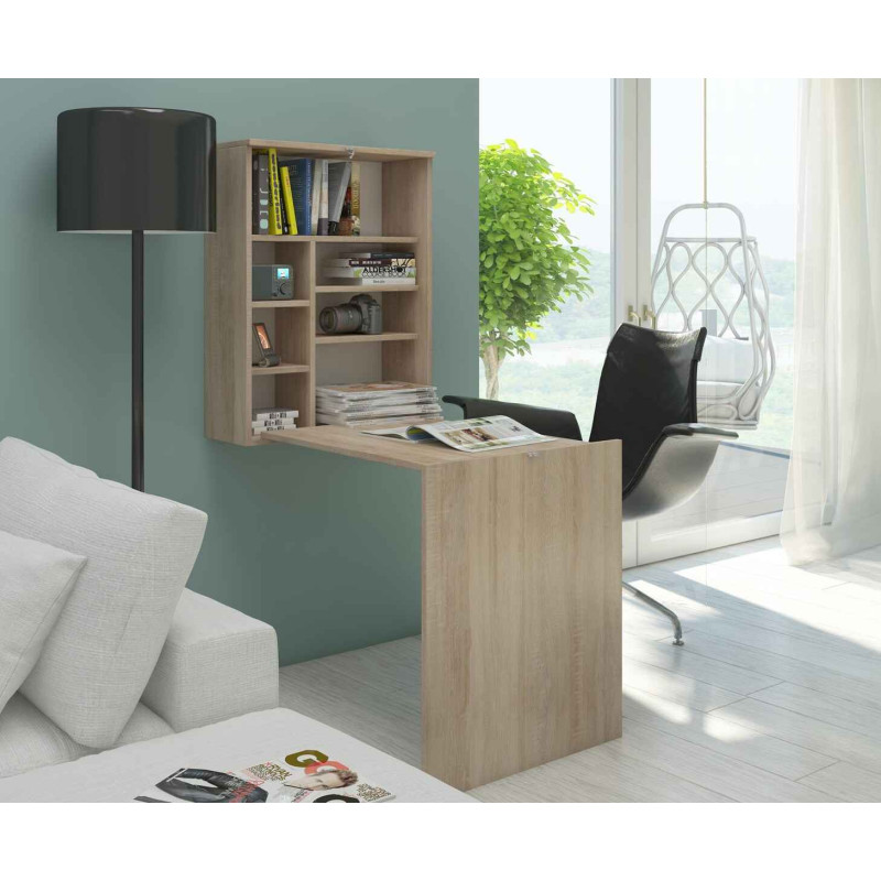 Biurko wiszące Hide Sonoma jasna