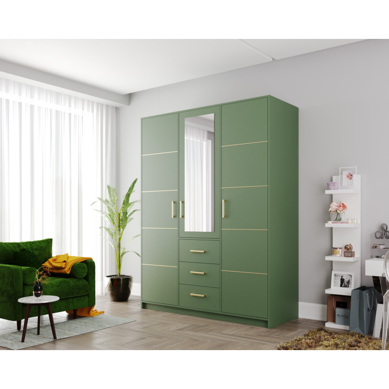 Szafa z lustrem Bali 2 D3 zieleń