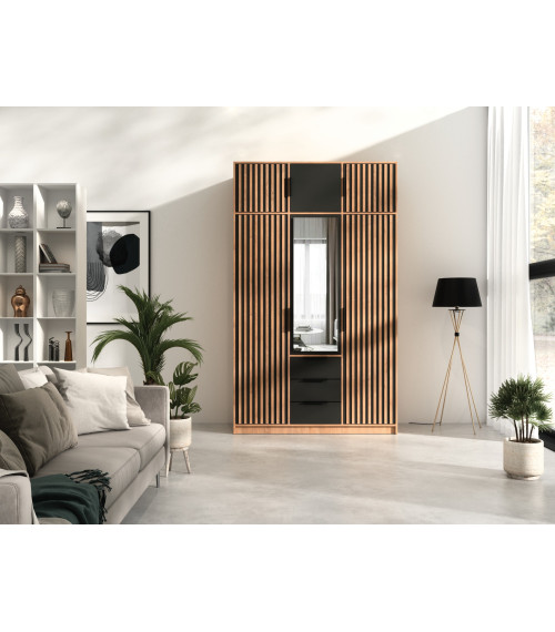 Bali LUX D3 nadstawka dąb wotan/czarny