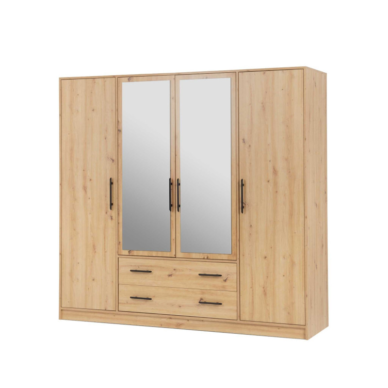 Szafa SMART 1 z lustrem Dąb artisan