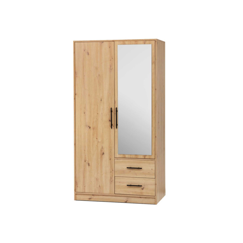 Szafa SMART 3 z lustrem Dąb artisan