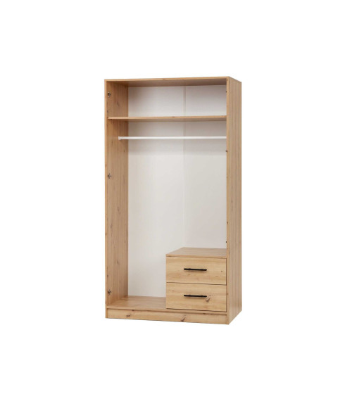 Szafa SMART 3 z lustrem Dąb artisan