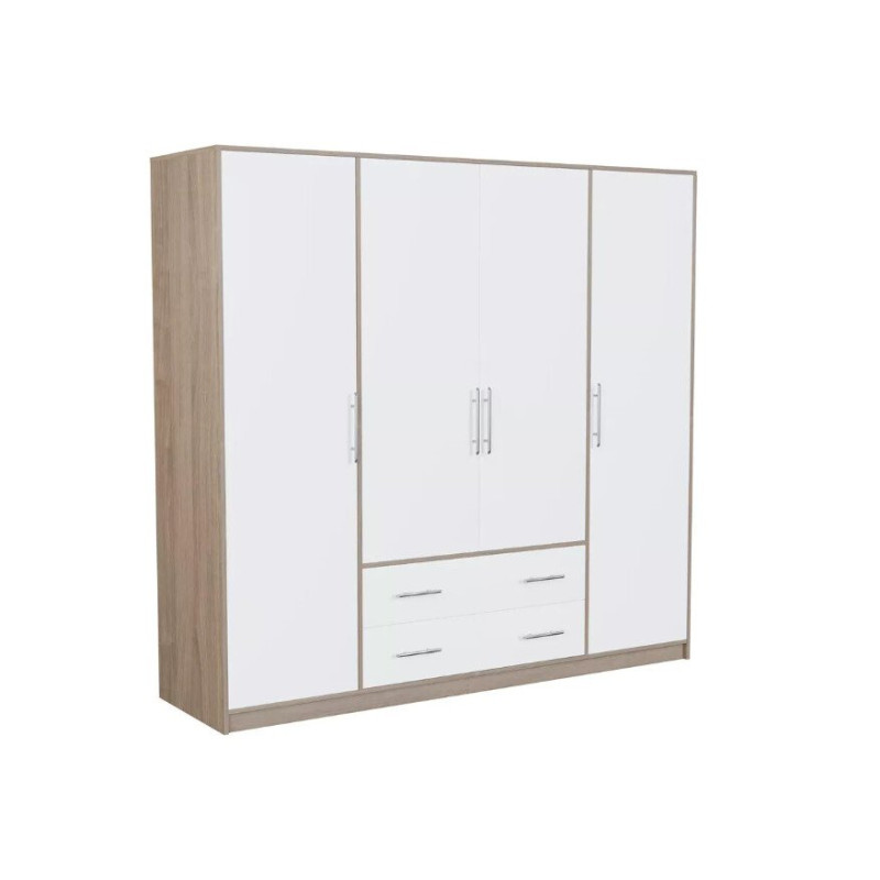 Szafa SMART 1 bez lustra Dąb sonoma/Biały lux