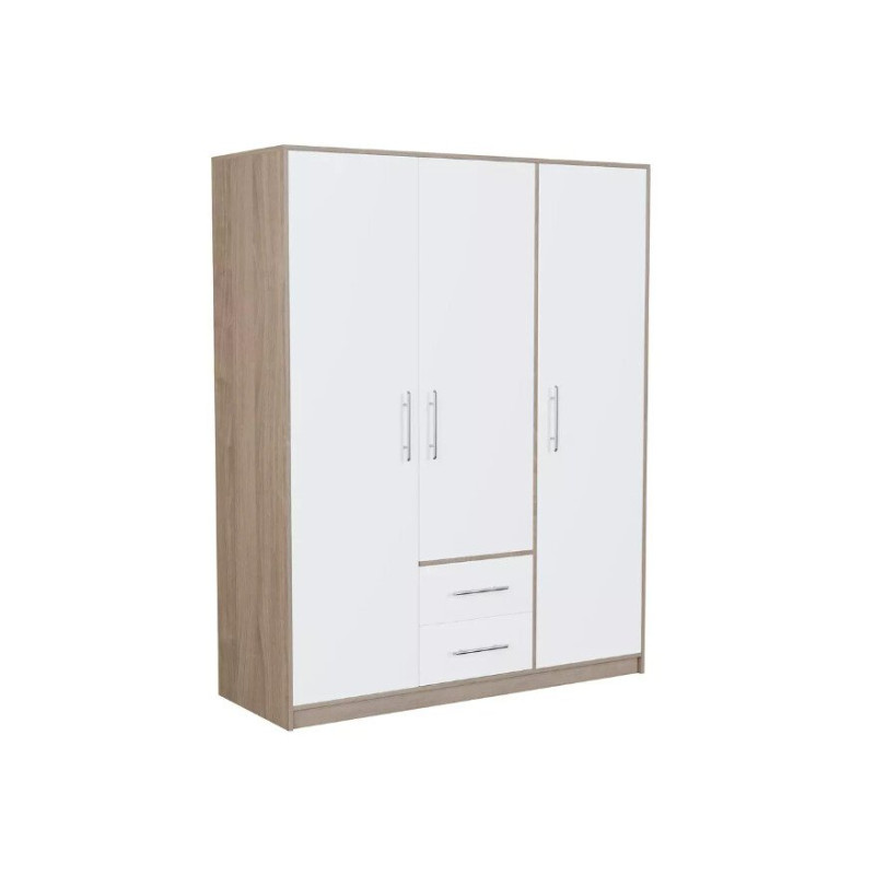 Szafa SMART 2 bez lustra Dąb sonoma/Biały lux