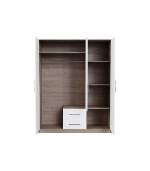 Szafa SMART 2 bez lustra Dąb sonoma/Biały lux