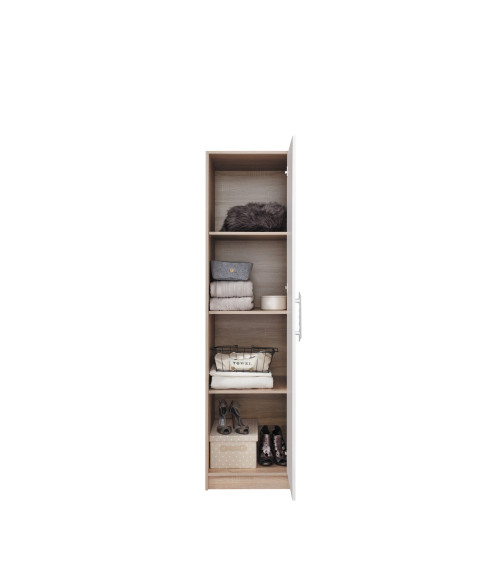 Szafa SMART 5 Dąb sonoma/Biały lux