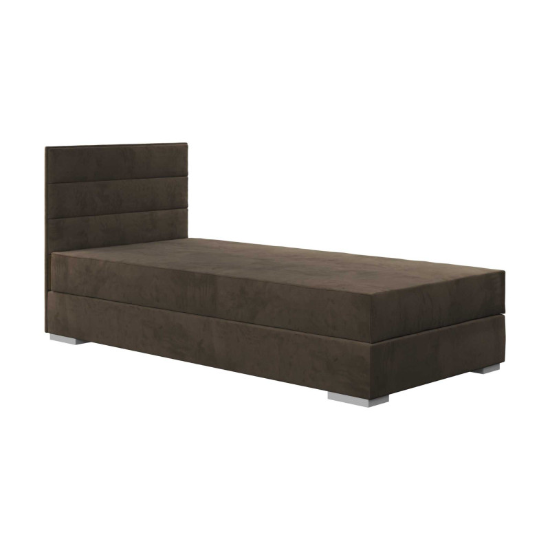 Faro I łóżko kontynentalne tk. Marble 105 (brąz) z materacem