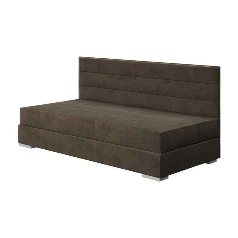 Faro II łóżko kontynentalne tk. Marble 105 (brąz) z materacem