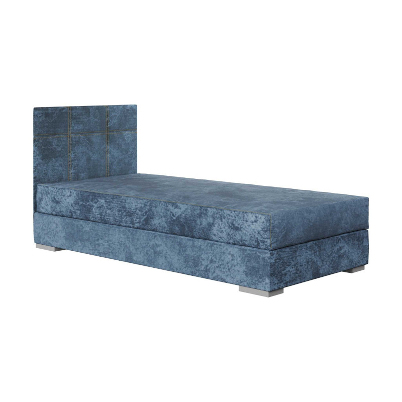 Sintra I łóżko kontynentalne tk. Fior 605 (niebieski) z materacem