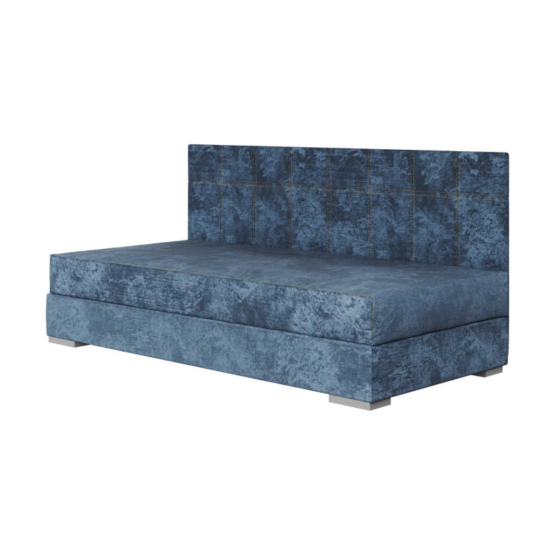 Sintra II łóżko kontynentalne tk. Fior 605 (niebieski) z materacem