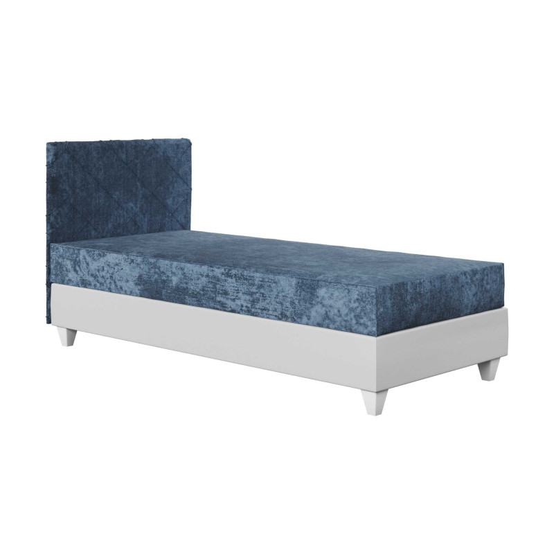 Lagos I łóżko kontynentalne tk. Fior 605 (niebieski) z materacem