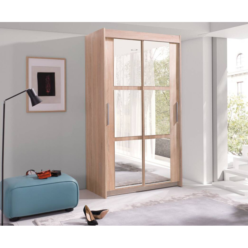 Szafa Karo 100 z lustrem sonoma/sonoma