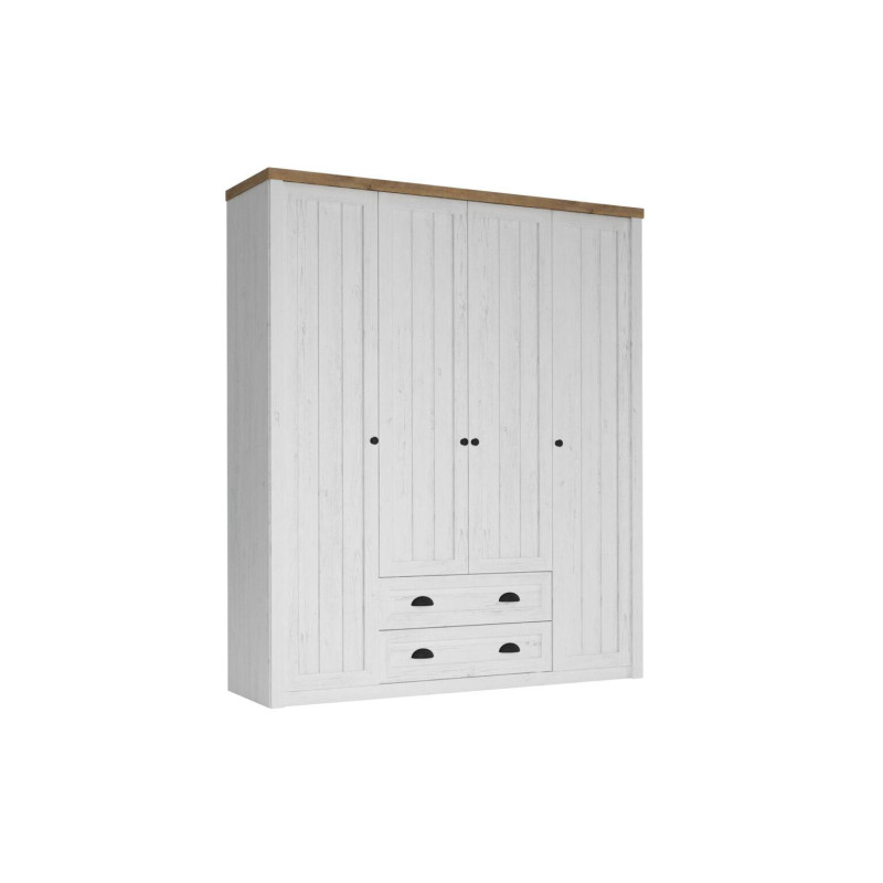 Szafa Prowansja S4D - Sosna Andersen/Lefkas ciemny