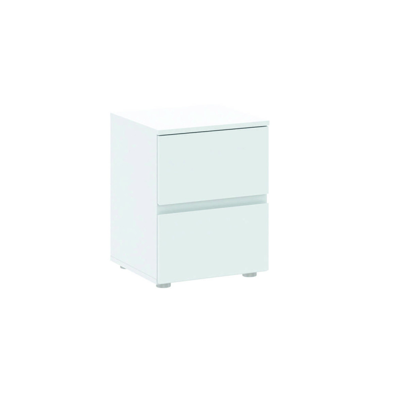 Szafka nocna 2S Basic PLUS - biała
