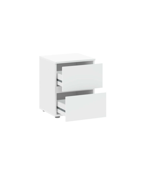 Szafka nocna 2S Basic PLUS - biała