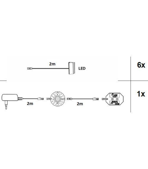 LED ZESTAW 6 PKT