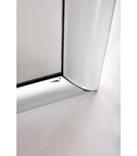 ABISSO lustro ścienne, srebrny (1p1szt)