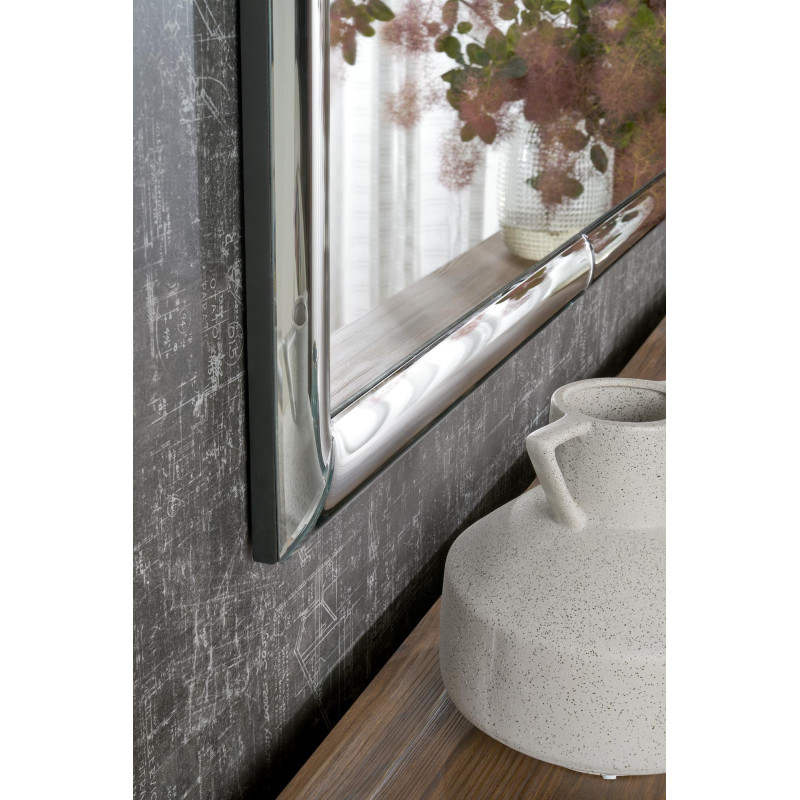 ABISSO lustro ścienne, srebrny (1p1szt)