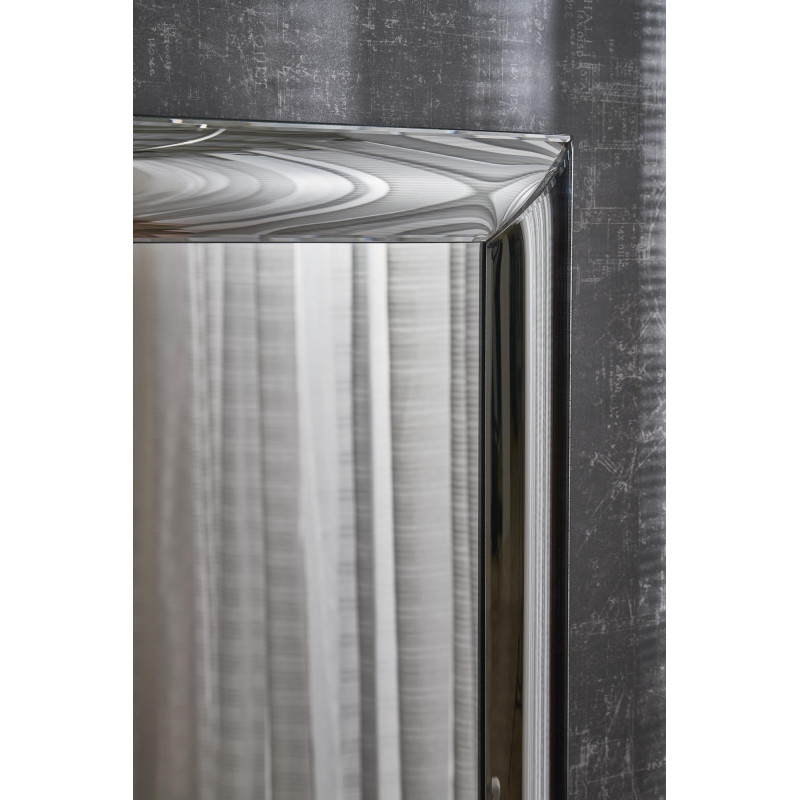 ABISSO lustro ścienne, srebrny (1p1szt)