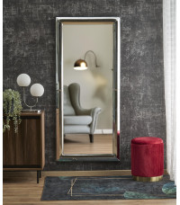 ABISSO lustro ścienne, srebrny (1p1szt)