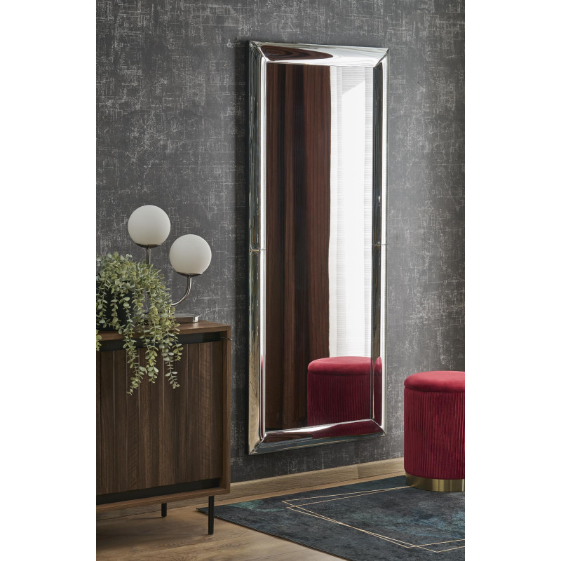 ABISSO lustro ścienne, srebrny (1p1szt)