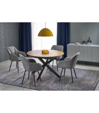 ACORD stół rozkładany, naturalny / czarny (2p1szt)